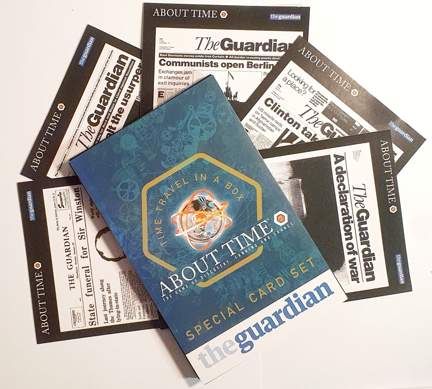 ABOUT TIME GUARDIAN FRONT PAGE CARD PACK