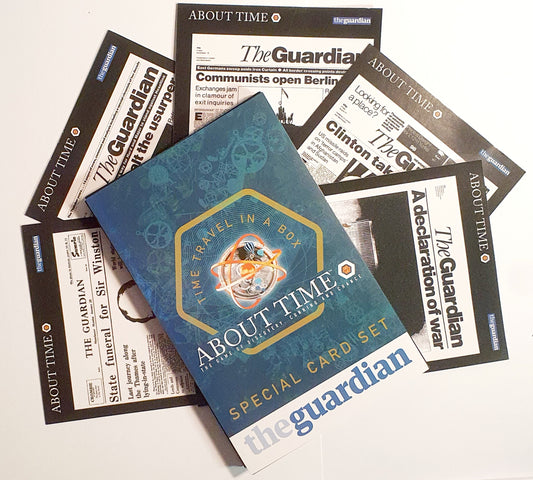 ABOUT TIME GUARDIAN FRONT PAGE CARD PACK