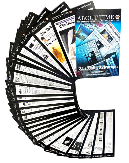 About Time Daily Telegraph Front Page Card Pack