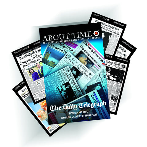 About Time Daily Telegraph Front Page Card Pack